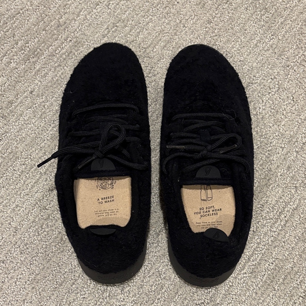 Allbirds Men's Tree Runner Black Wool Sneakers
